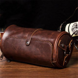 2020 Hot Sale New Fashion Men's Leathe Bags Small Shoulder Bag Cylindrical Shape Men Messenger Bag Crossbody Leisure Bag