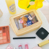 Bentoy Milkjoy New Korea Fashion Bear Cosmetic Cases Cute Girls Waterproof Makeup Bag Women Travel Wash Bag Home Storage Case Bentoy Milkjoy New Korea Fashion Bear Cosmetic Cases Cute Girls Waterproof Makeup Bag Women Travel Wash Bag Home Storage Case