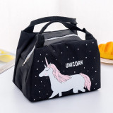 MODYCON Cartoon Cute Lunch Bag For Women Girl Kids Children Thermal Insulated Lunch Box Tote Food Picnic Bag Milk Bottle Pouch