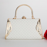 Metal  Golden Luxury 2020 Clutch Diamonds Party Evening Dress Evenign Bags Printed Handbags Cocktail Purse