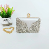 2020 New Designer Bling Glitter Luxury Diamond Evening diamond bag crystal party bag peacock clutch purse