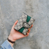 Ladies wallet ladies brief paragraph of three folding screens bump color more buckles hand bag small wallet