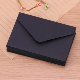 20PCS Classical White Black Kraft Blank Mini Paper Window Envelopes Wedding Invitation Envelope Gift Envelope