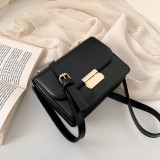[BXX] Soft PU Leather Solid Color Crossbody Bag For Women 2020 Spring Simple Fashion Shoulder Messenger Bag Female Handbag HL105
