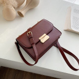[BXX] Soft PU Leather Solid Color Crossbody Bag For Women 2020 Spring Simple Fashion Shoulder Messenger Bag Female Handbag HL105