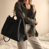 Larger Capacity Fashion Women PU Leather Handbags Woman Bucket Bags Designer Messenger Shoulder Bag High Quality Ladies Bolsas
