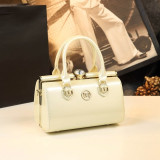 Luxury Fashion Leather Women Handbag Female Cowhide Rhinestone Evening Tote Bag Ladies New Small Party Shoulder Messenger Bags