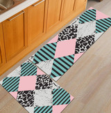 Modern Geometric kitchen rugs/area rugs