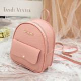 Yogodlns Mini Backpack Women PU Leather Shoulder Bag For Teenage Girls Kids Multi-Function Bagpack Female Ladies School Bag Sac