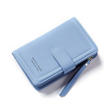WEICHEN  New Designer Notebook Small Women Wallet Lady Clutch Wallets Coin Purse Credit Card Holder Purse Girl Carteira Feminina