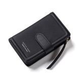 WEICHEN  New Designer Notebook Small Women Wallet Lady Clutch Wallets Coin Purse Credit Card Holder Purse Girl Carteira Feminina
