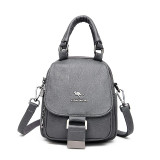 Multifunction Soft Leather Backpacks Women Female  School Bag Women Shoulder Bags Fashion Youth Backpack for Teenage Girls