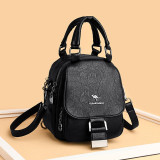 Multifunction Soft Leather Backpacks Women Female  School Bag Women Shoulder Bags Fashion Youth Backpack for Teenage Girls