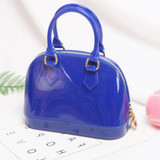 PVC Waterproof Candy Colors Jelly Handbag Small Women Bag Shell Shoulder Bag Crossbody Bag Summer Beach Bag