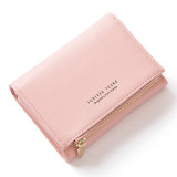 WEICHEN New Trifold Ladies Wallet With Zipper Coin Bag Card Holder Brand Designer Green Women Wallets Fashion Female Short Purse