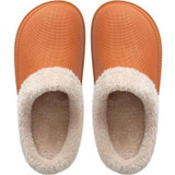 Women EVA Slippers Winter Warm Clogs Women Suede Plush House Slippers Indoor Outdoor Lovers Cotton Memory Foam Zapatillas Mujer