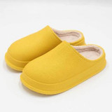 Women EVA Slippers Winter Warm Clogs Women Suede Plush House Slippers Indoor Outdoor Lovers Cotton Memory Foam Zapatillas Mujer
