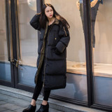 Autumn Winter Jacket Women Parka Warm Thick Long Down Cotton Coat Female Loose Oversize Hooded Women Winter Coat Outerwear Q1933