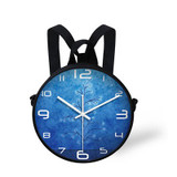 FORUDESIGNS ALICE Cosplay Clock Bag for Girls Boys Round Bag Retro Printed Women Mini Shoulder Circle Crossbody Bags Dropship