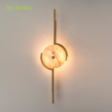 Natural Marble LED Wall Lamp Home Decoration Parlor Dining room Wall Sconce Bathroom light Corridor Stair Wall light Gold Metal Natural Marble LED Wall Lamp Home Decoration Parlor Dining room Wall Sconce Bathroom light Corridor Stair Wall light Gold Metal