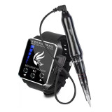 Smart Watch Tattoo Machine Protable Permanent Makeup Tattoo Handle Tool Gun Eyebrow Lip Eyeliner Micro 0.18mm 0.25 1RL Needle