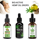 30ml 3000mg Hemp Seed Oil Herbal Drops Body Relieve Help Skin Care Stress Essential Pure Oil Oil Sleep K6S5