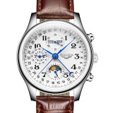 GUANQIN Men Mechanical Sapphire Watches Leather Luxury Top Brand Waterproof Automatic Wristwatch Calendar Moon Relogio Masculino