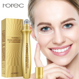 ROREC Anti-Wrinkle Snail Eye Serum Collagen Essence for Eyes Anti Puffiness Against Bags Hyaluronic Acid Moisturizing Cream 15ml ROREC Anti-Wrinkle Snail Eye Serum Collagen Essence for Eyes Anti Puffiness Against Bags Hyaluronic Acid Moisturizing Cream 15ml