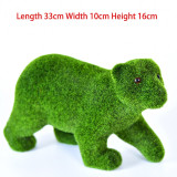 39cm Large Flower Bear Artificial Moss Flocking Animals Green Grass Fake Animal Crafts Christmas Moose For Home Party Decoration 39cm Large Flower Bear Artificial Moss Flocking Animals Green Grass Fake Animal Crafts Christmas Moose For Home Party Decoration