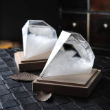 Weather Forecast Crystal Pear Shape Storm Glass Decor Christmas Gift Weather Forecast For Bottle Drop Storm Art Decor Souvenir
