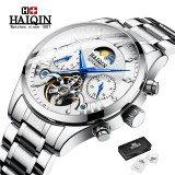 Hot Automatic Mechanical Mens Watches Top Brand Luxury HAIQIN New Business Watch Men Tourbillon Military Clock Relogio Masculino Hot Automatic Mechanical Mens Watches Top Brand Luxury HAIQIN New Business Watch Men Tourbillon Military Clock Relogio Masculino