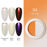 0.2g/Box Chameleon Mirror Laser Nail Glitter Powders Auroras Effect Nail Art Chrome Pigment Dust DIY Design Decoration