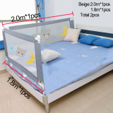 Children's bed barrier fence safety guardrail security foldable baby home playpen on bed fencing gate crib adjustable kids rails