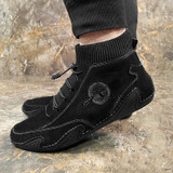 Men's Sneakers cow suede Leather Men Loafers Shoes Fashion Slip on Men Driving Shoes Soft Sapato Masculino Mocassin Homme