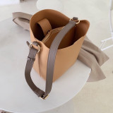Casual Women'S Bucket Bag Shoulder Handbag PU Leather Large Capacity High Quality Crossbody Bag Women 2019 Shoulder Bags