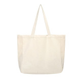atinfor Cotton Canvas Women Shoulder Bag Grocery Foldable Eco Handbags Casual Reusable Shopping Bag Lady Tote Bags Large