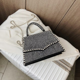 Diamond Flap Small Tote Bag 2020 Summer New Quality PU Leather Women's Designer Handbag Chain Shoulder Messenger Bag Travel Bag