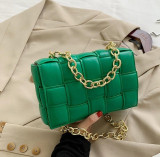 Weave Flap Bags Square Crossbody bag 2020 New High quality PU Leather Women's Designer Handbag Travel Shoulder Messenger Bag