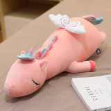 60/80/105cm Lovely Unicorn&Deer Plush Toys Stuffed Cute Flying Horse Doll Soft Cartoon Long Bed Sleep Pillows Baby Girls Gift 60/80/105cm Lovely Unicorn&Deer Plush Toys Stuffed Cute Flying Horse Doll Soft Cartoon Long Bed Sleep Pillows Baby Girls Gift