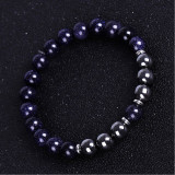 Tiger‘s Eye Bracelets for Men Women Lucky Hematite Beads Bracelet Natural Stone Bracelets & Bangles Jewelry Gift Pulsera Hombre