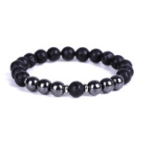 Tiger‘s Eye Bracelets for Men Women Lucky Hematite Beads Bracelet Natural Stone Bracelets & Bangles Jewelry Gift Pulsera Hombre