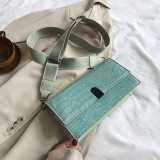 Crocodile pattern Square Crossbody bag 2020 Fashion New High-quality PU Leather Women's Handbag Travel Shoulder Messenger Bag