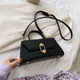 Crocodile pattern Small Female Tote bag 2020 New High-quality PU Leather Women's Designer Handbag Lock Shoulder Messenger Bag