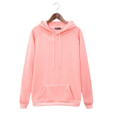 Sweatshirts Women Pink Women's Gown With A Hood Hoodies Ladies Long Sleeve Casual Hooded Pullover Clothes Sweatshirt