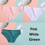 3PCS Cotton Panties Women's Underwear Casual Solid Color Panties for Women Intimate Lingerie Sexy Briefs Female Underpants M-XL