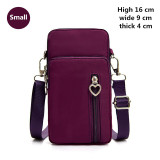 Woman Wallet Pouch Mini Shoulder Zipper Bag Girls Coin Purse Wallets Pocket Women Messenger Money Bags Cards Holder Lady Purses