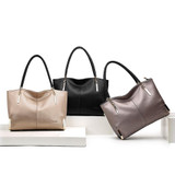 FOXER Brand Women's Cow Leather Handbags Female Shoulder bag designer Luxury Lady Tote Large Capacity Zipper Handbag for Women