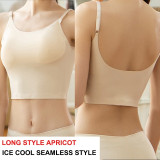 Women Tank Crop Top Seamless Underwear Female Crop Tops Sexy Lingerie Intimates With Removable Padded Camisole Femme Fashion