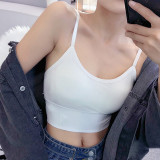Women Tank Crop Top Sexy Female Underwear Seamless Crop Tops  Lingerie Femme Strap Adjustable Camisole Street Fashion Woman Top