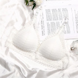 AB Cup Lace Bras for Women Bralette Sexy Underwear Lingerie Super Push Up Bra Front Closure Brassiere Girl Minimizer Deep V